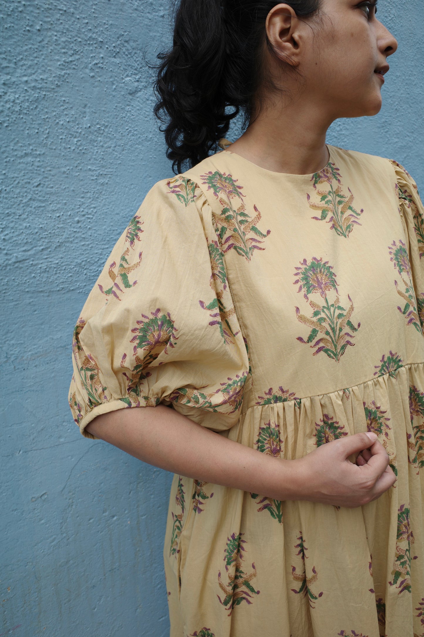 Puff Sleeve Dress [パフ スリーブ ドレス]