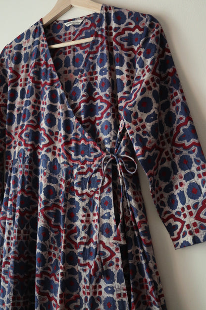 【3月上旬頃お届け】Drape Wrap Dress [ドレープラップドレス]