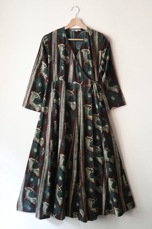 Drape Wrap Dress [ドレープラップドレス]