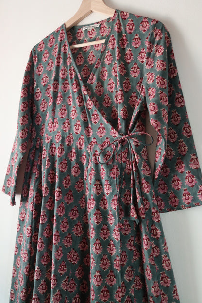 Drape Wrap Dress [ドレープラップドレス]