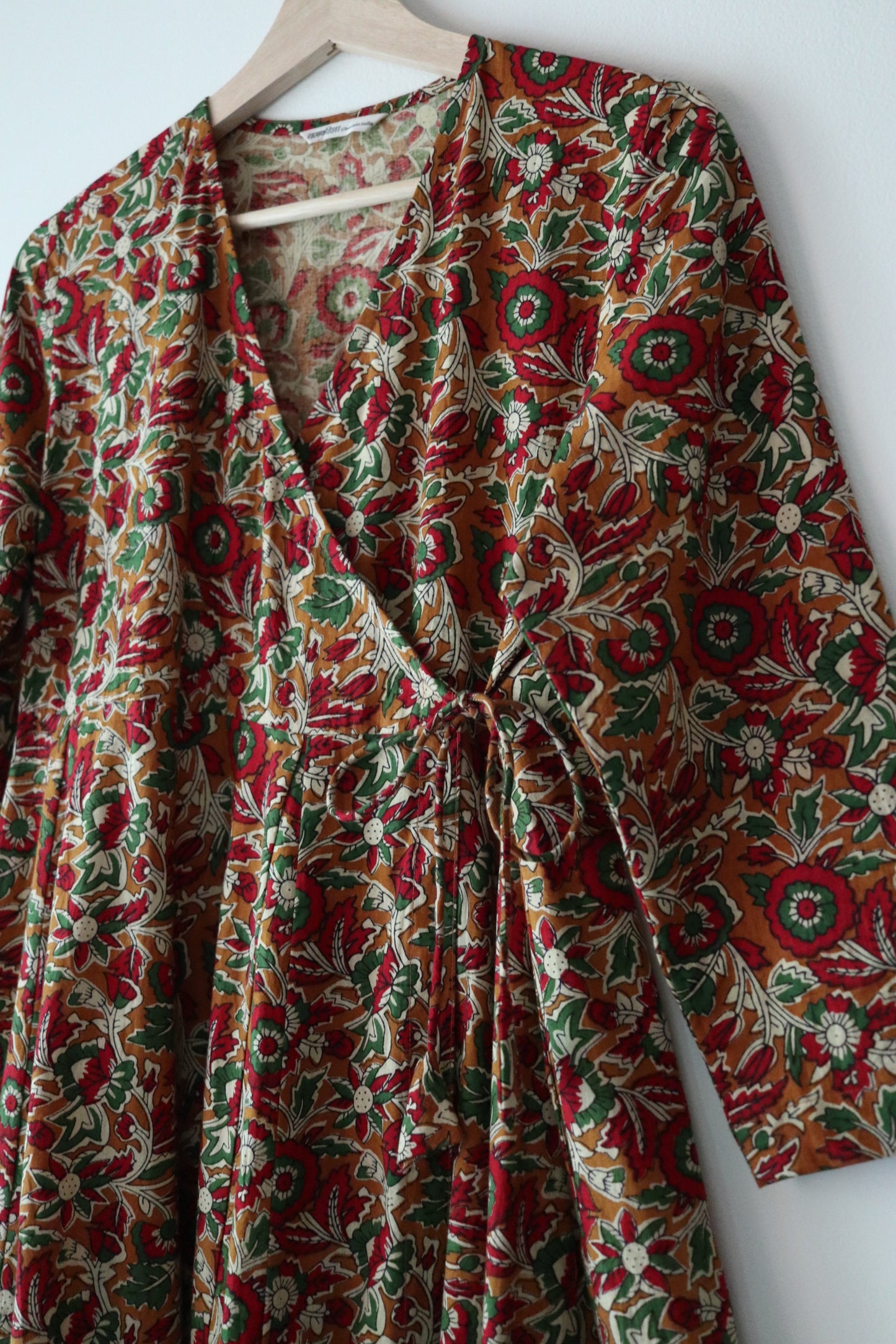 【3月上旬頃お届け】Drape Wrap Dress [ドレープラップドレス]