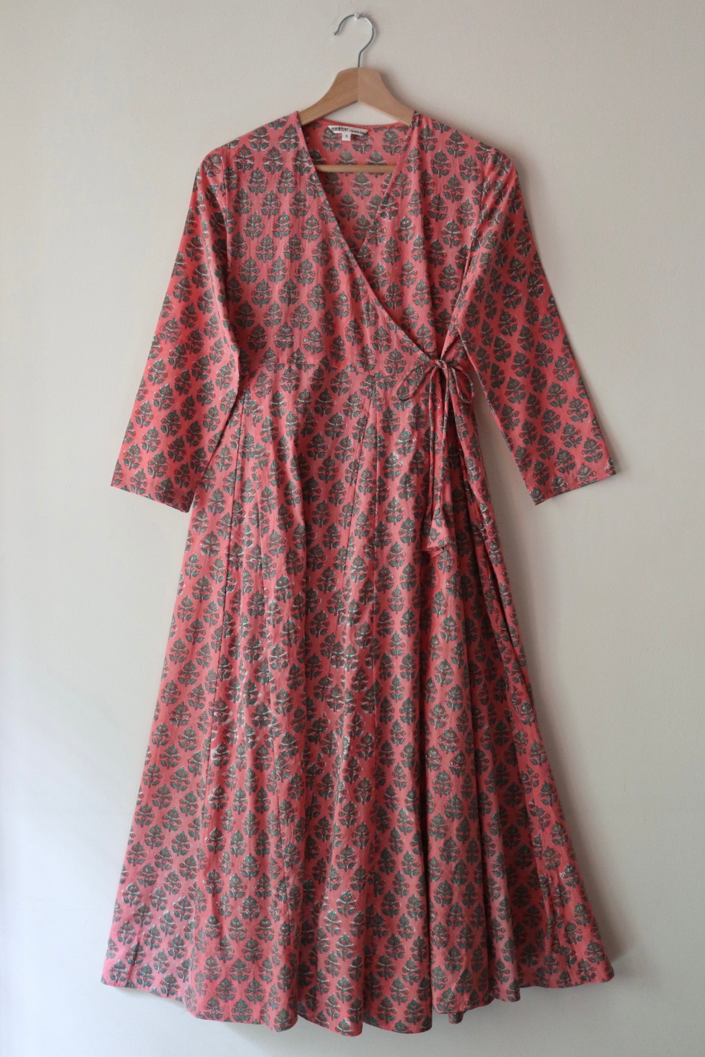 【3月上旬頃お届け】Drape Wrap Dress [ドレープラップドレス]