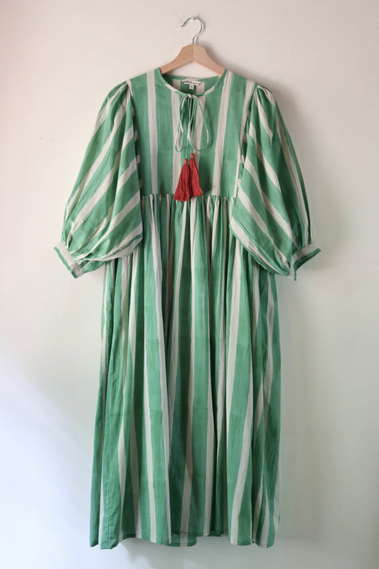 Balloon sleeve dress