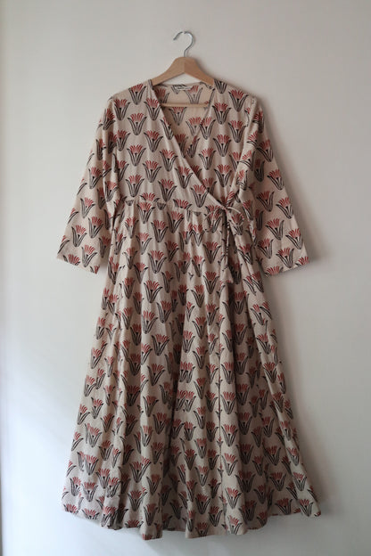 【日本在庫｜国内配送限定】Drape Wrap Dress [ドレープラップドレス]