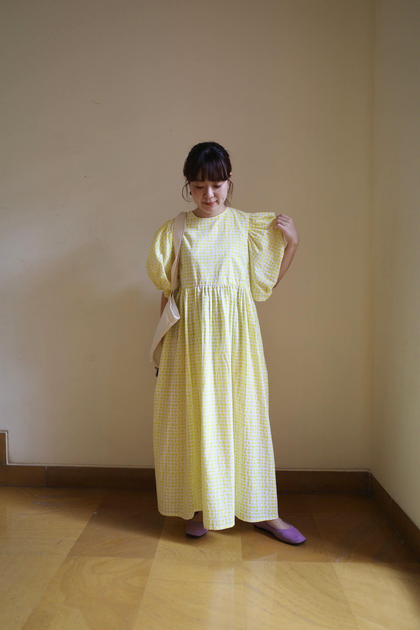 Puff Sleeve Dress [パフ スリーブ ドレス]
