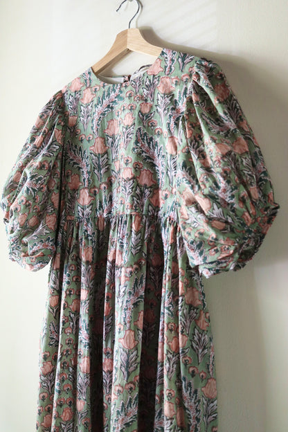 Puff Sleeve Dress [パフ スリーブ ドレス]