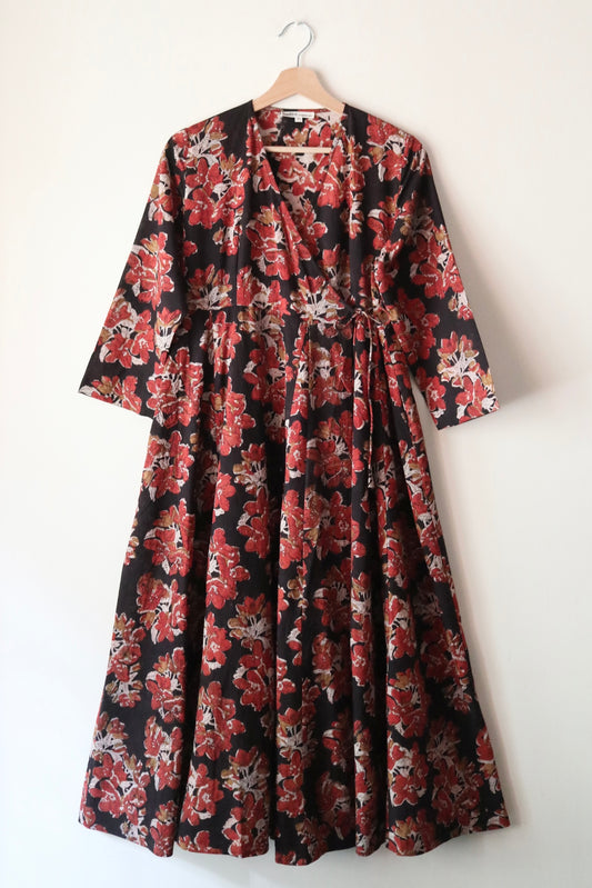 Drape Wrap Dress [ドレープラップドレス]