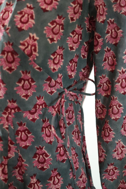 Drape Wrap Dress [ドレープラップドレス]