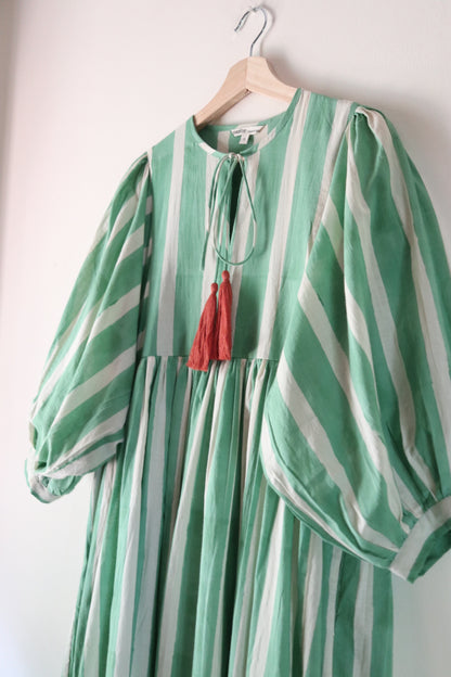 Balloon sleeve dress