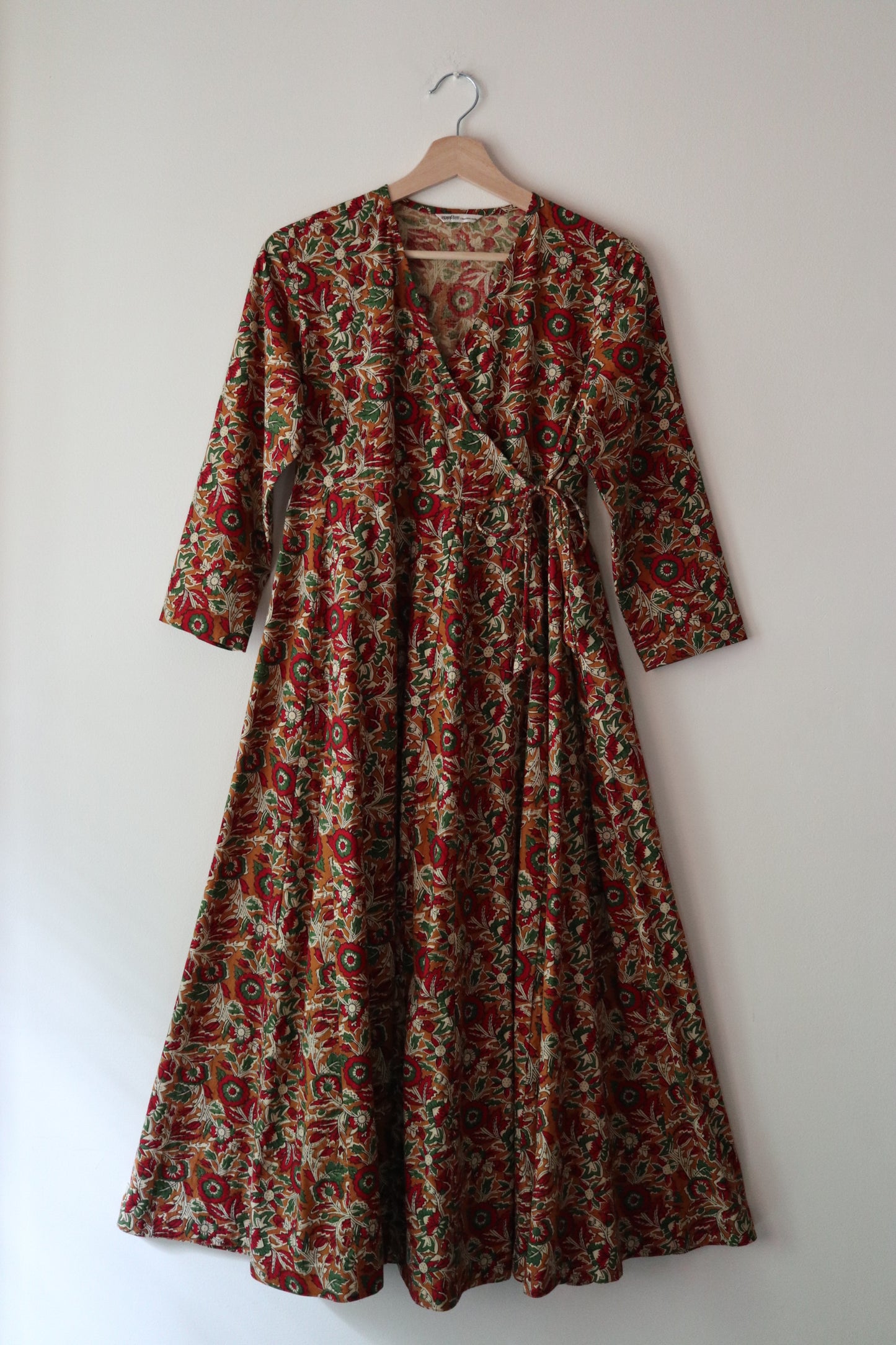 【3月上旬頃お届け】Drape Wrap Dress [ドレープラップドレス]