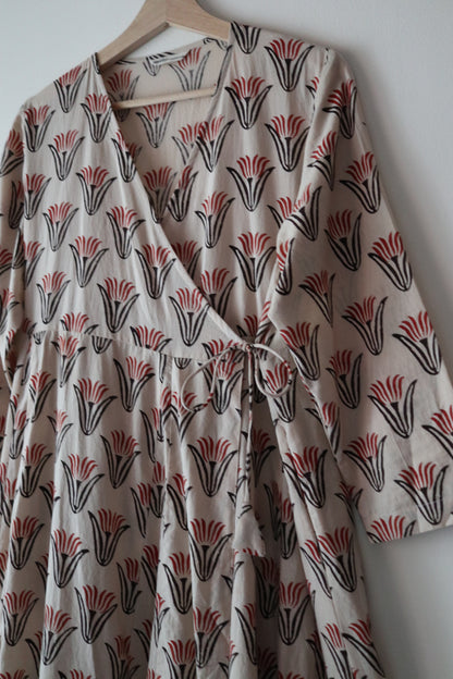 【日本在庫｜国内配送限定】Drape Wrap Dress [ドレープラップドレス]