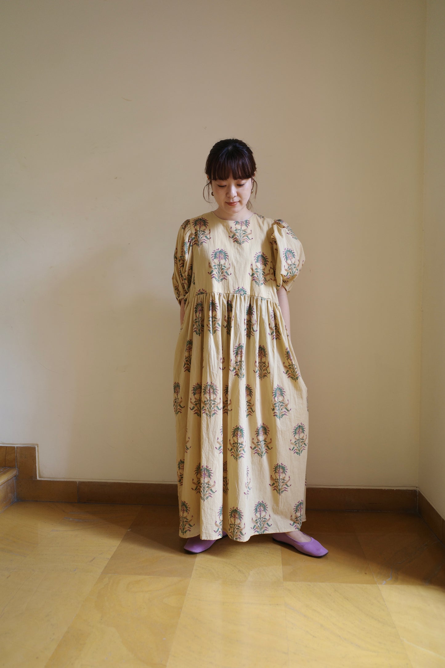 Puff Sleeve Dress [パフ スリーブ ドレス]