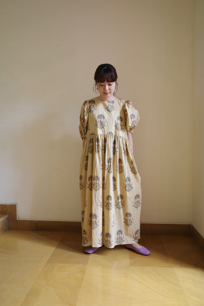 Puff Sleeve Dress [パフ スリーブ ドレス]