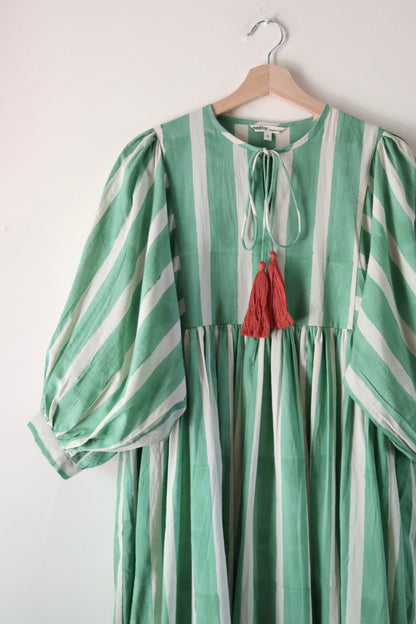 Balloon sleeve dress