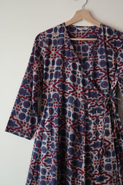 【3月上旬頃お届け】Drape Wrap Dress [ドレープラップドレス]