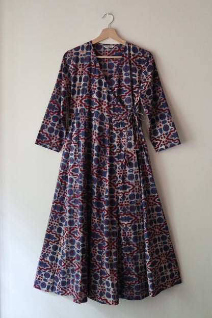 【3月上旬頃お届け】Drape Wrap Dress [ドレープラップドレス]