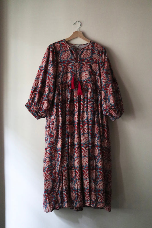 Balloon sleeve dress
