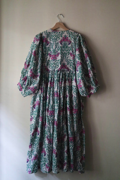 Balloon sleeve dress