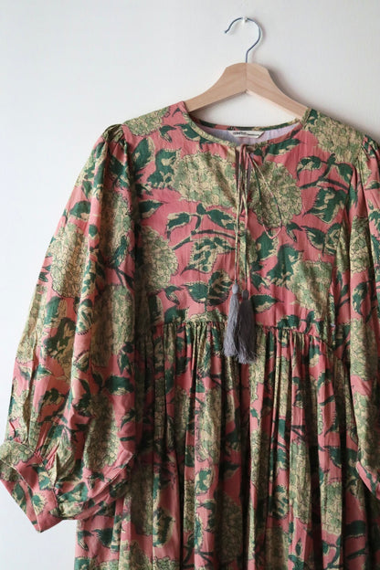 Balloon sleeve dress