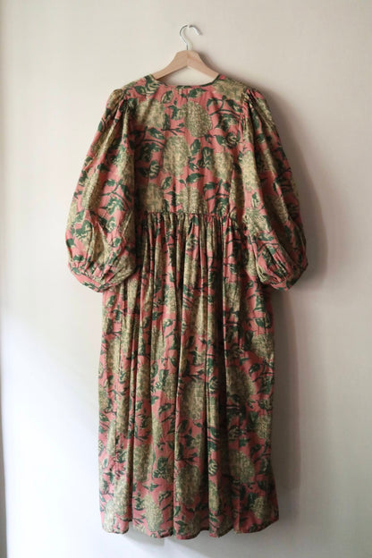 Balloon sleeve dress
