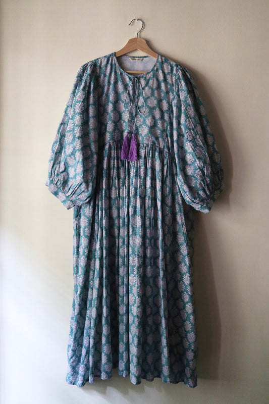 Balloon sleeve dress
