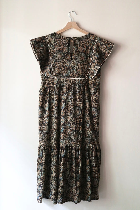 Yoke dress-flower-