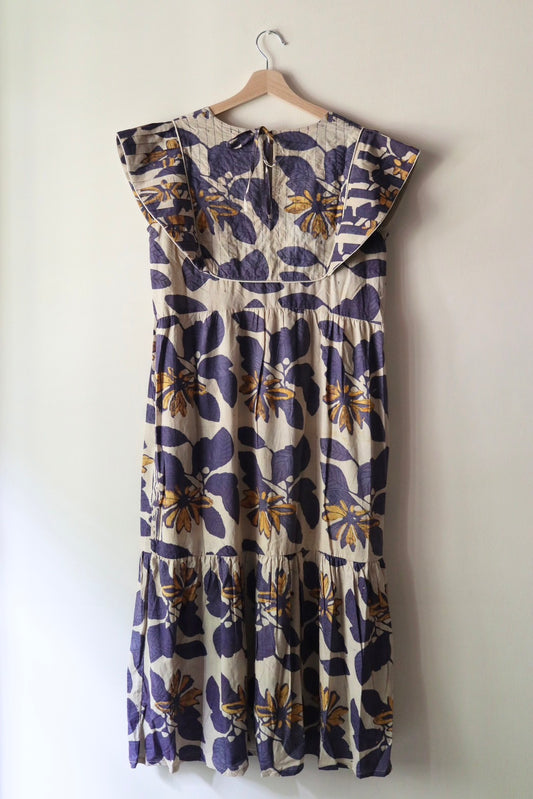 Yoke dress -Botanical-