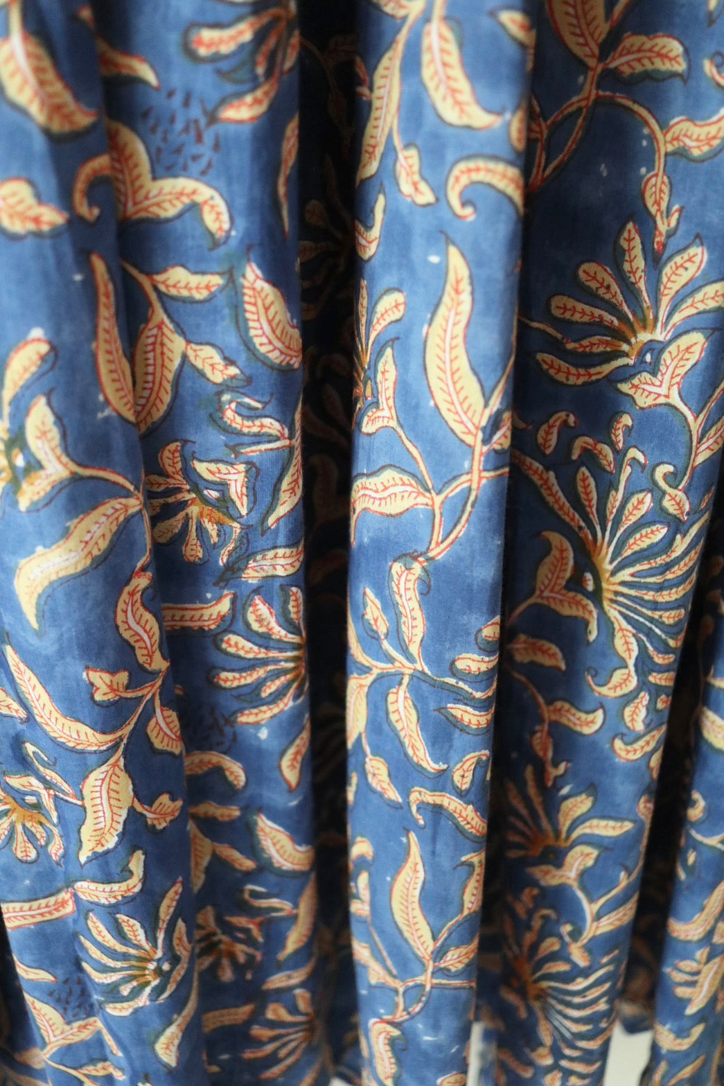 Balloon sleeve dress_ Blue